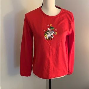 Christmas LS tee